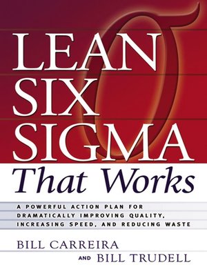 cover image of Lean Six Sigma That Works